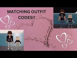 Hsl Matching Outfit Codes!! #roblox #highschoollife