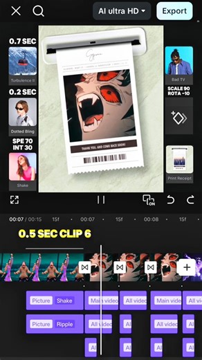 Montaj Edit on Instagram: "Tutorial 🔥☠️ . . . edit by:--- Montaj . . #anime #kokushiboedit #kokushibo #instagram"