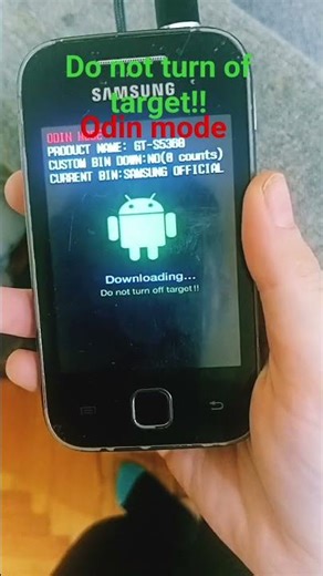 do not turn off target odin mode #android