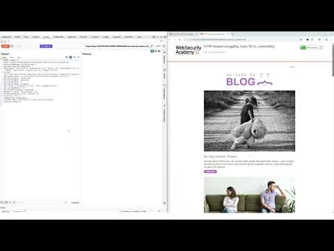 HTTP Request Smuggling Lab002