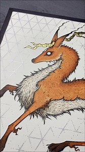 Hope you’re having a good Friday 🖤 #art #alcoholmarkers #fox #dragon #weirdart #drawing #illustration #artprocess #artist | DarkArts by Racine