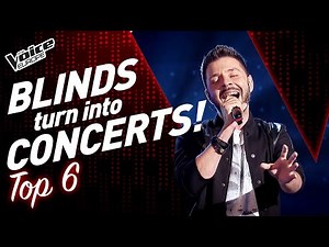 BLIND AUDITIONS turn into CONCERTS! | TOP 6