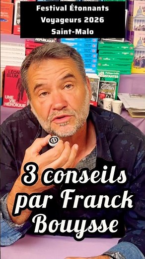 3 livres à lire selon Franck Bouysse