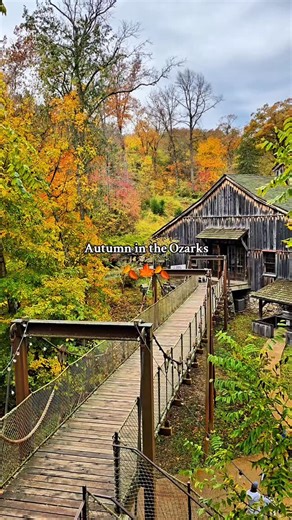 Patrick Garrett Travels on Instagram: "On a whim, decided to take an autumn adventure to the Ozarks... and was stunned by their beauty in autumn! 🍂🍁🍂 #ozarks #ozark #missouri #arkansas #autumn"