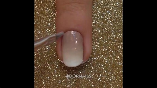 Color Gradation With Sponge Nail Art