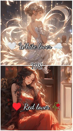 🤍 White lover ☁️ VS ♥️ Red lover 🍒 #fypシ #choose #chooseonering