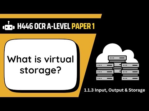 Virtual (Cloud) Storage | 1.3d | OCR A-Level Computer Science