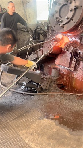 Inside the factory Precision Forging | Making Bearing Rings Step by Step #machine #factory #process #stamping #forging #manufacturer #producer #technology #industrial #iron #blacksmith #fblifestyle | Inside the factory