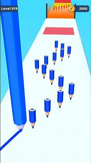 PENCIL Run gameplay| Level-979 #shorts #pencilrungame