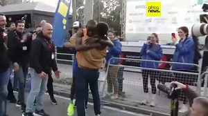 Ugandan Kiplimo sets men's half-marathon world record in under 57 minutes