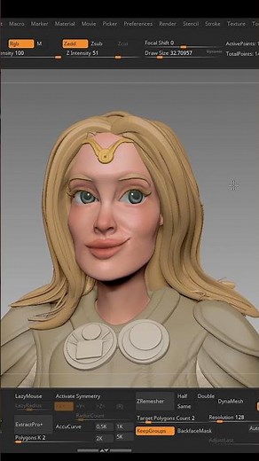 ZBrush Secrets - Make Curves Snap #zbrush #tutorial #tips