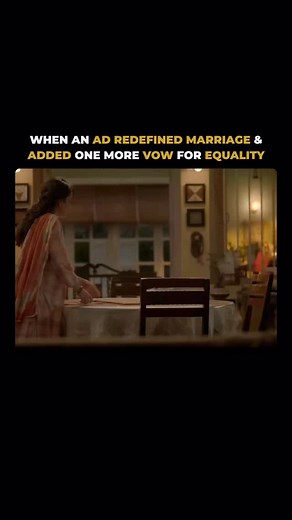When an ad redefined marriage — and added one more vow for equality. Because true love isn’t about roles, it’s about respect. : storytelling emotional marketing social campaigns equality awareness : #Storytelling #EmotionalAdvertising #MarketingForChange #EqualityMatters #AdThatInspires #CreativeCampaign #BrandPurpose #360InfluenceMedia | 360influencemedia