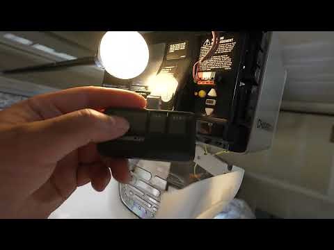 How to Program Chamberlain's 950ESTD and 953ESTD Remote Controls to a Garage Door Opener