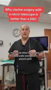 A d&c is done "blind" by scraping and often misses polyps and scar tissue. The hysteroscopy allows targeted diagnosis by eye to ensure nothing is missed. While some do it awake I always do with the patient asleep under anesthesia to prevent any pain. Were you told to just have a d&c? Was the better visual scope offered to you? #hysteroscopy #womenshealth #infertility #IVF #ttc #infertilitywarrior #ivfwarrior #Reels #reelsvideo #reelsviral #reelsfb #reelinstagram #reelsinstagram | Steven Palter