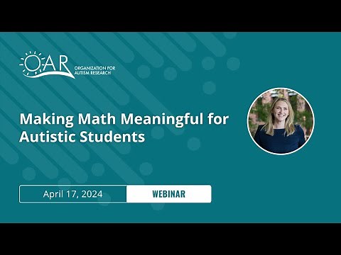 Making Math Meaningful for Autistic Students