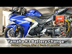 Yamaha R3 Battery Problem| R3 Battery Replacement Full Guide and Installation|English|EXIDE 12-XLTZ7
