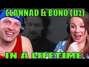 #reaction To Clannad & Bono (U2) - In A Lifetime (Official Video) 1985 | THE WOLF HUNTERZ REACTIONS