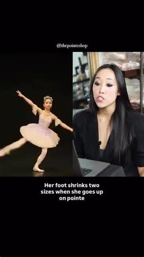 Feet that shrink 2 sizes! #pointeshoes #ballet #ballerina