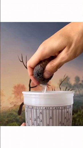 Acrylic Spring Painting From Start To Finish 🎨 #acrylicpainting #paintingprocess #artwork