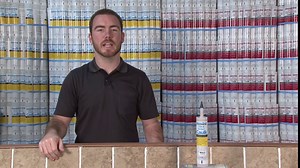 Color Fast Caulk Matched to Custom Building Products (Alabaster Sanded)