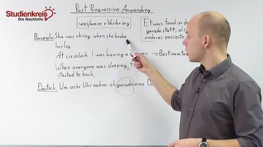 Past Progressive: Anwendung und Übungen