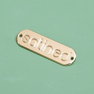 [Hot Item] Custom Vintage Stamping Name Plate Metal Tags for Bags