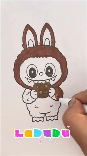 🎨 Labubu Coloring | Cute Monster Coloring Video for Kids | Koloozy