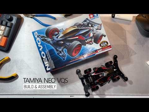 Tamiya ASMR Build & Unboxing Assembly Tamiya Mini4WD Neo VQS