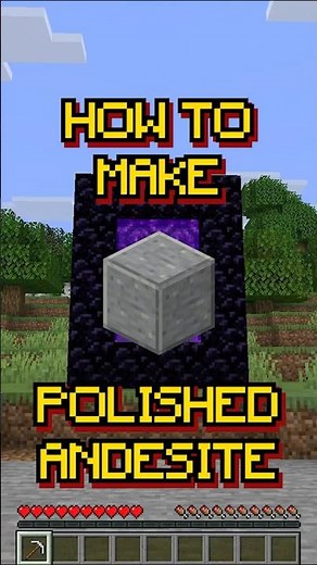 Minecraft: Polished Andesite | Modern Stone Block | Recipe 246
