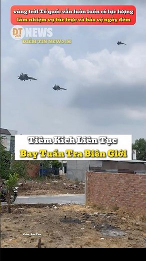Fighter jets continuously patrol the border #news #vietnam #cambodia