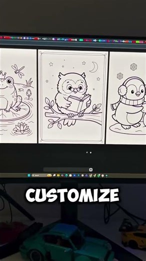 Create a coloring book and sell it on Easy using only AI #shorts