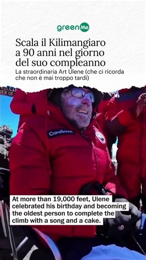 Scala il Kilimangiaro a 90 anni nel giorno del suo compleanno