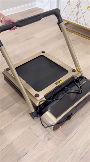 The ULTIMATE Walking Pad. If you want help sticking to your new years goals then you are going to want to pick up the Kingsmith MX3 Walking Pad Treadmill. It folds and has wheels so it stows away easily when not in use. It doubles as a treadmill and has removable handles. There are both walking and running modes and it goes up to 7.5 mph. #walkingpad #trendingreels #treadmill #newyearsresolutions #newyearsgoals