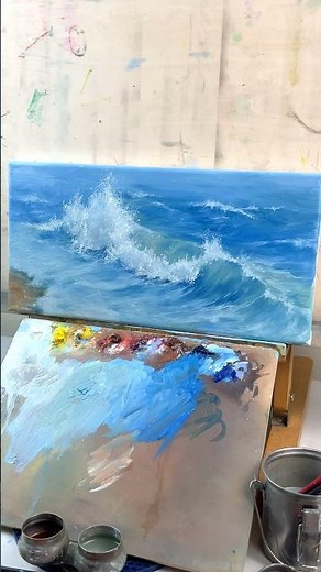 How To Draw Ocean Wave #art #ocean #beginnerarttips #painting #drawing #artist #tutorial #life
