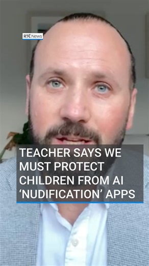 RTÉ News on Instagram: "A secondary school teacher and researcher is calling for a ban on AI ‘nudification’ features. Eoghan Cleary - researcher with the Sexual Exploitation Research and Policy (SERP) Institute, has warned that sexually explicit material being facilitated and funnelled by social media platforms is ruining children’s lives. Media regulator Coimisiún na Meán has said it is engaging with the European Commission over concerns that Elon Musk’s AI tool Grok is responding to user prom