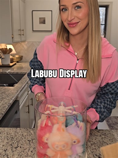 Clear rotating display case perfect for displaying Labubus and Lafufus 🤣 #labubu #displaycase #labubudisplayideas #organization #storage