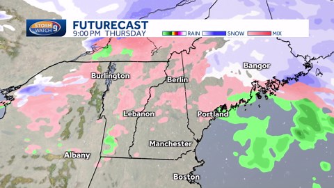 New Hampshire hourly weather: See timeline for Thursday's snow, wintry mix