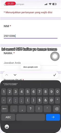 Tutorial mengisi google form