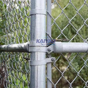 [Hot Item] Customized Durable Infrastructure Hot-DIP Galvanizing Chain Link Fence
