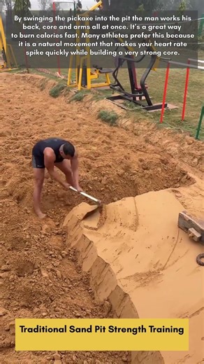 Traditional Sand Pit Strength Training