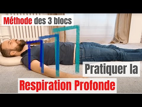 How to do deep breathing : 3 blocks method