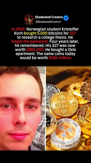HE BOUGHT $27 OF BITCOIN AND FORGOT