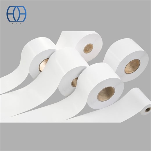 Premium Linerless Direct Thermal Paper Roll for Barcode Printing Shipping Labels and Packaging Applications
