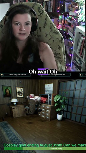 Jumpscares don't phase Faintly | #shorts #dontopenthedoor #jumpscare #musclemommy