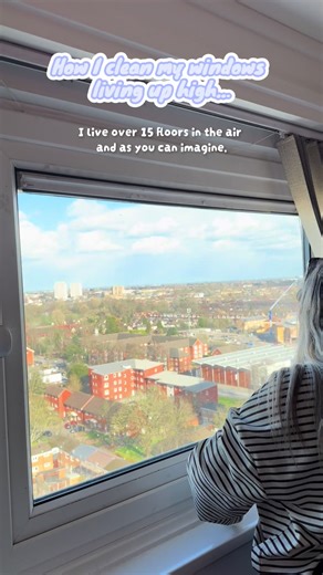How to Clean Windows While Living High Up