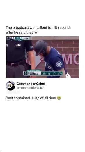 The broadcast went silent for 18 seconds after he said that 💀 #funny #meme