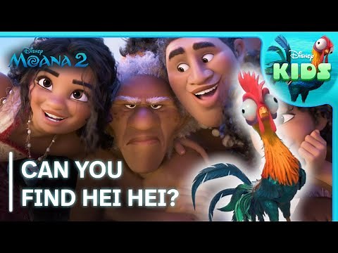 Can You Find Heihei? 🔍 | Moana 2 | Disney Kids