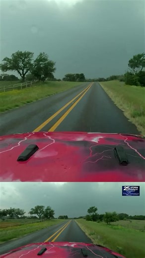 Check out this exclusive footage from our 25 Storm Wrangler during a wild day of storm chasing! ⛈️ @zimmermanlawfirm @SamuelDodgeChryslerJeep | 25 News KXXV