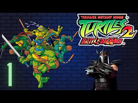 Teenage Mutant Ninja Turtles 2: Battle Nexus - Gameplay Walkthrough - Part 1 - TURTLE POWER!