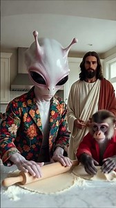 Alien Bullied the Monkey, Then JESUS Did This... 🥟✨